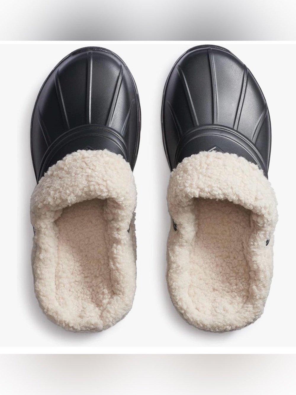 NWT Cozy Faux-Sherpa Lined Slip-On Clogs by Bass Outdoor